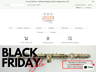 propercopperdesign.com screenshot