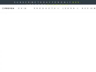 provenskincare.com screenshot