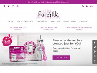 pure-silk.com screenshot
