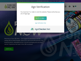 purecbdnow.com screenshot