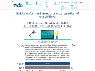 purely.website screenshot