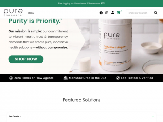 purethera.com screenshot