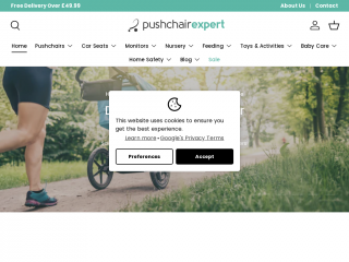 pushchairexpert.com screenshot