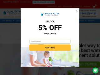 qualitywatertreatment.com screenshot