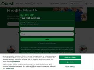 questhealth.com screenshot