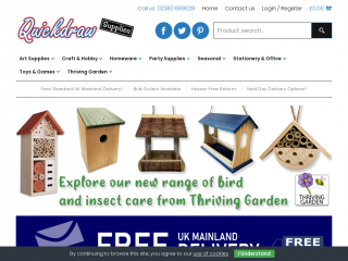 quickdrawsupplies.com screenshot
