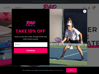 radpickleball.com screenshot