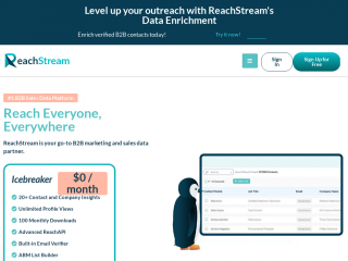 reachstream.com screenshot