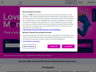 reed.co.uk screenshot