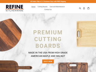 refinekitchenware.com screenshot