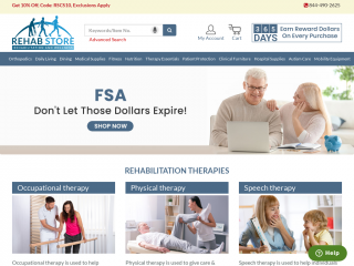 rehab-store.com screenshot