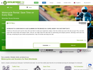rentalmotorbike.com screenshot