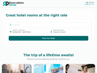 reservationsportal.com screenshot