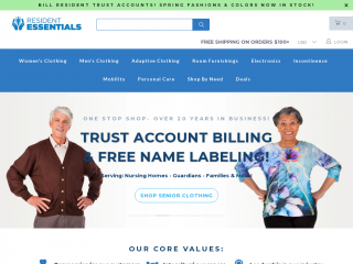 residentessentials.com screenshot