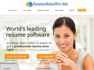resumemakerpro.com screenshot