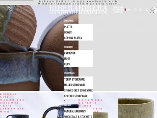 riberahandmadeceramics.com screenshot