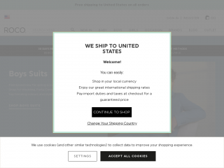 rococlothing.co.uk screenshot