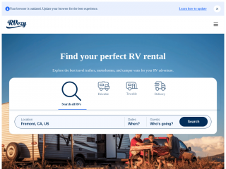 rvezy.com screenshot