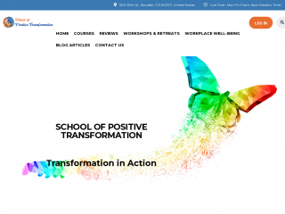 Schoolofpositivetransformation.com screenshot