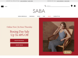 saba.com.au screenshot