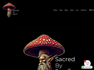 sacredbysam.co.uk screenshot