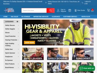 safetyglassesusa.com screenshot