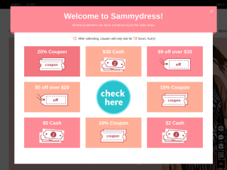 sammydress.com screenshot