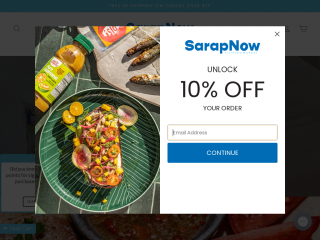 sarapnow.com screenshot