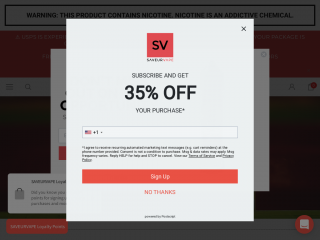 saveurvape.com screenshot