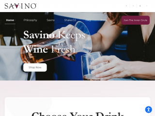 savinowine.com screenshot