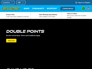 scalextric.com screenshot