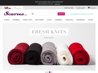 scarves.com screenshot