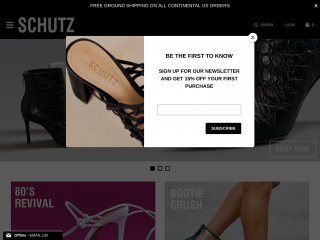 schutz-shoes.com screenshot