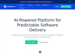 scrums.com screenshot