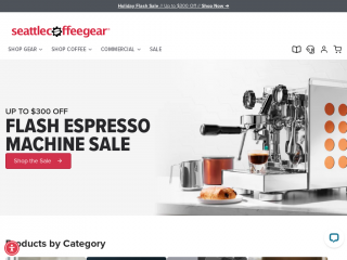 seattlecoffeegear.com screenshot