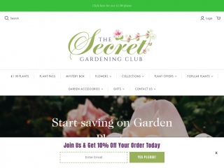 secretgardeningclub.co.uk screenshot