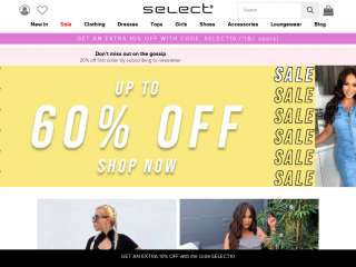 selectfashion.co.uk screenshot