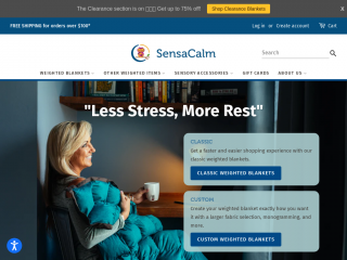 sensacalm.com screenshot