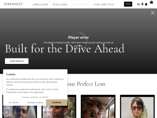 serengeti-eyewear.com screenshot