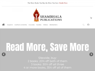 shambhala.com screenshot
