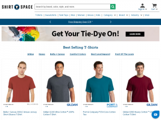 shirtspace.com screenshot