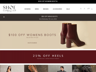 shoeconnection.com.au screenshot