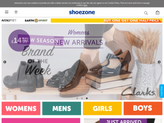 shoezone.com screenshot