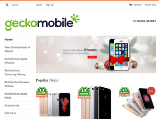 shop.geckomobile.co.uk screenshot