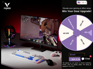 shop.rapoo.com screenshot