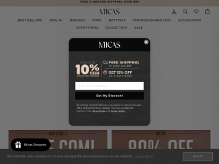 shopmicas.com screenshot