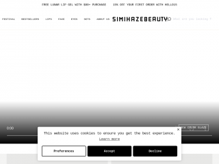 simihazebeauty.com screenshot