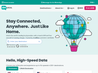 simlocal.com screenshot