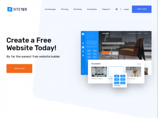 site123.com screenshot