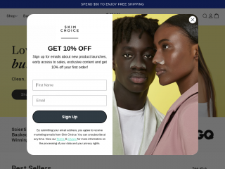 skinchoice.com screenshot